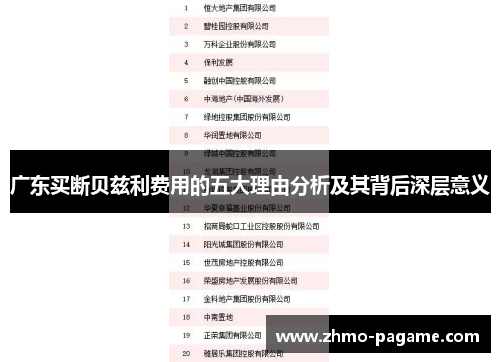 广东买断贝兹利费用的五大理由分析及其背后深层意义