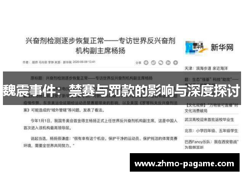 魏震事件：禁赛与罚款的影响与深度探讨